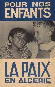 Pour nos enfants la paix en Algérie