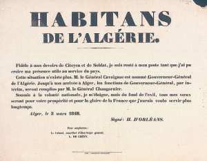 Habitants de l'Algérie (...)