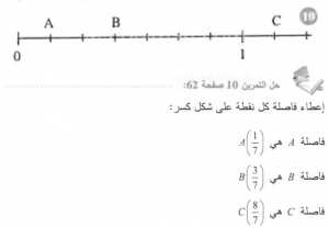 حل التمرين 10 صفحة 62 رياضيات السنة الأولى متوسط