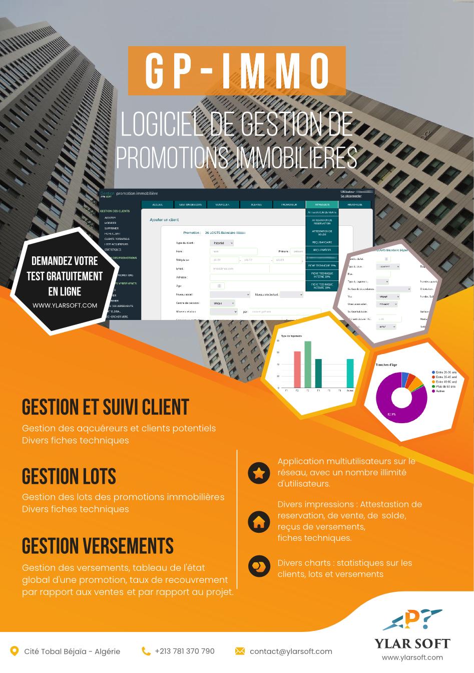 Logiciel de Gestion de promotion immobilière