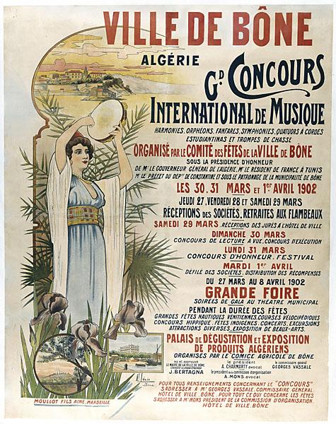 Ville de Bône-Algérie-G[ran]d concours international de musique (')