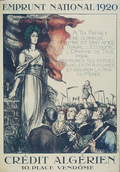 Emprunt national 1920 (...) Crédit Algérien (...)