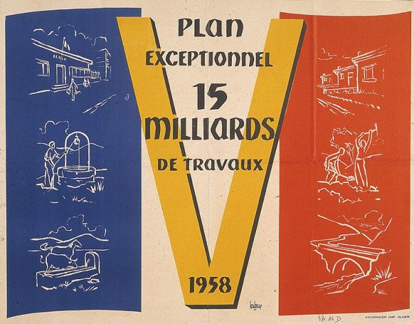 Plan exceptionnel 15 milliards de travaux 1958