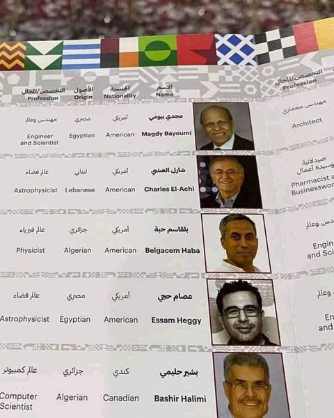 اللجنة المنظمة لبطولة #كأس_العرب تكرم علماء الأمة العربية بعنوان 