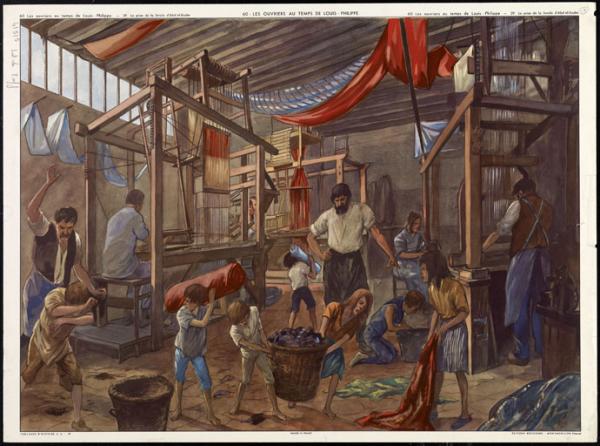 Les ouvriers au temps de Louis-Philippe.