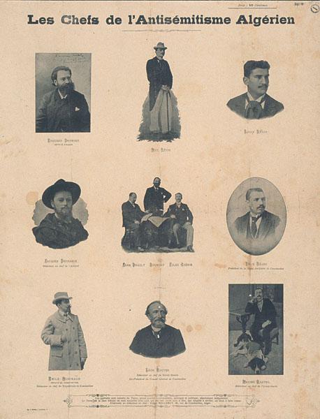 Les chefs de l'antisémitisme algérien