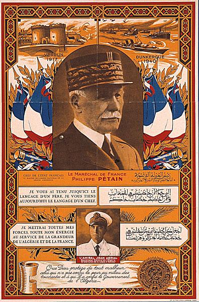 Verdun 1917. Dunkerque 1940. Le maréchal de France Philippe Pétain (...) l'amiral Jean Abrial gouverneur général de l'Algérie (...)