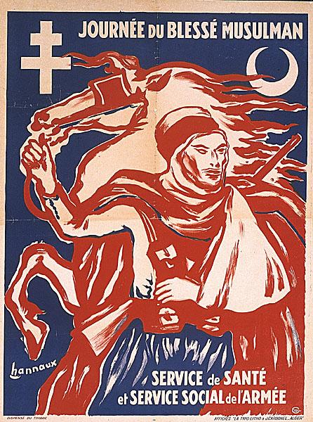 Journée du blessé musulman. Service de santé et service social de l'armée.