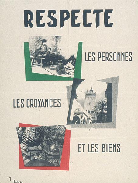 Respecte les personnes les croyances et les biens