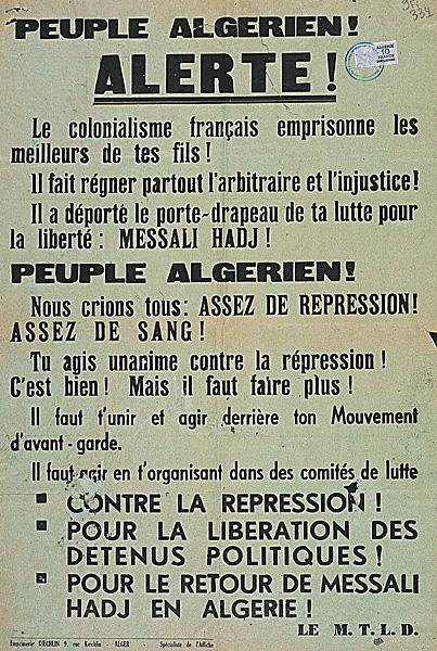 Peuple Algérien ! alerte ! (...)