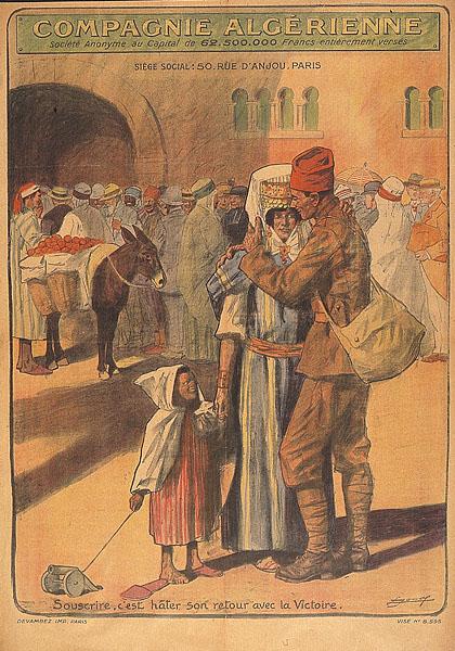 Compagnie Algérienne [...] souscrire, c'est hâter son retour avec la victoire
