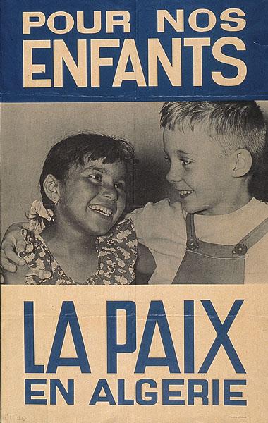 Pour nos enfants la paix en Algérie