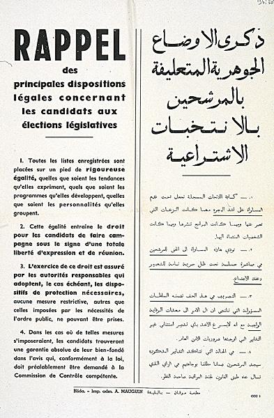 Rappel des principales dispositions légales concernant les candidats aux élections législatives (...)