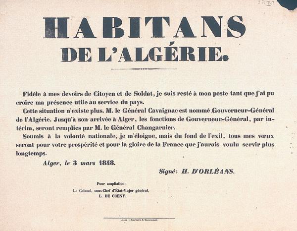 Habitants de l'Algérie (...)