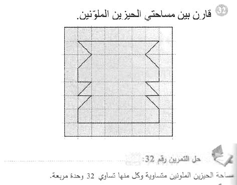 حل التمرين 32 صفحة 176 رياضيات السنة الأولى متوسط