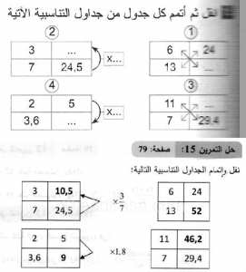 حل التمرين 15 صفحة 79 رياضيات السنة الثانية متوسط