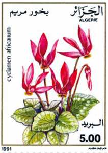 Fleurs (Timbre poste Algérie)