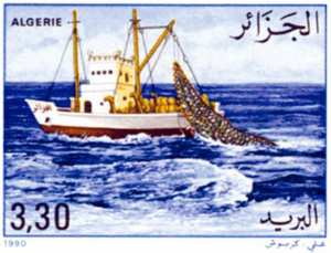 Métiers (Timbre poste Algérie)