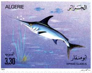 Poissons (Timbre poste Algérie)