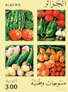 Production nationale (Timbre poste Algérie)