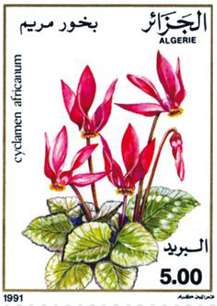 Fleurs (Timbre poste Algérie)