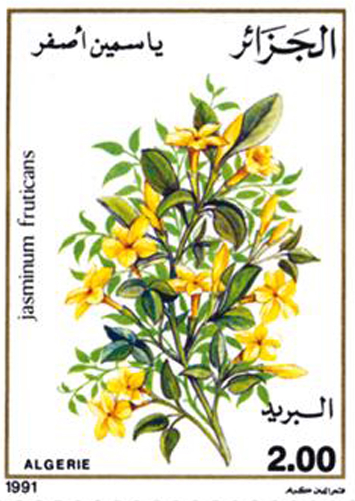 Fleurs (Timbre poste Algérie)