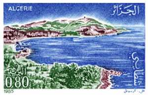 المواقع السياحية طابع بريدي الجزائر