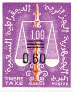 Timbre-taxe (Timbre poste Algérie)