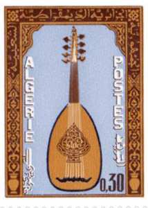 Instruments de musique (Timbre poste Algérie)