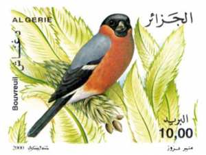 طيور طابع بريدي الجزائر