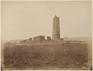 Ruines de Mansourah. Mosquée (Image de propagande coloniale)