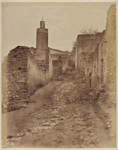 El-Eubbab. Minaret de Sidi-bou-Médine (Image de propagande coloniale)