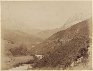 Route de Bougie par le Chabet (Image de propagande coloniale)