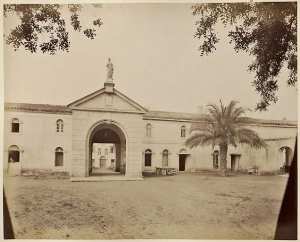 Couvent de Staouéli (1ère cour) (Image de propagande coloniale)