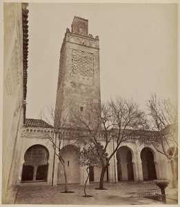 Tlemcen. Grande mosquée (Image de propagande coloniale)