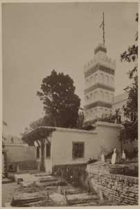 Alger. Mosquée de Sidi-Ader-Rhaman-el-Tçalbi (Image de propagande coloniale)