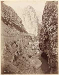 Gorges de Chabet El Akra (Image de propagande coloniale)