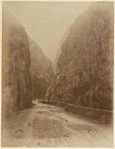 Gorges de Chabet El Akra (Image de propagande coloniale)