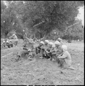 Opérations effectuées par une unité de la Légion étrangère dans le secteur de Tlemcen.