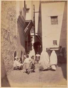 Alger. Rue Kleber (Image de propagande coloniale)