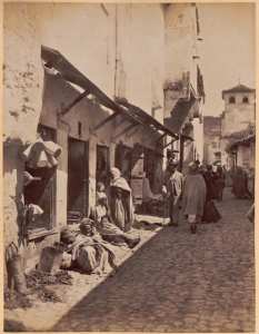 Constantine. Marchands Mozbites (Image de propagande coloniale)