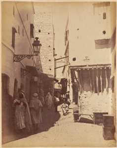 Rue des Abderames [Casbah d'Alger] (Image de propagande coloniale)