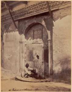 Fontaine de l'Amirauté (Alger) (Image de propagande coloniale)