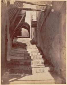 Rue de la haute ville (Alger] (Image de propagande coloniale)