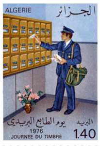 Journée du timbre (Timbre poste Algérie)