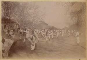 Dellys. Le gymnase (Image de propagande coloniale)