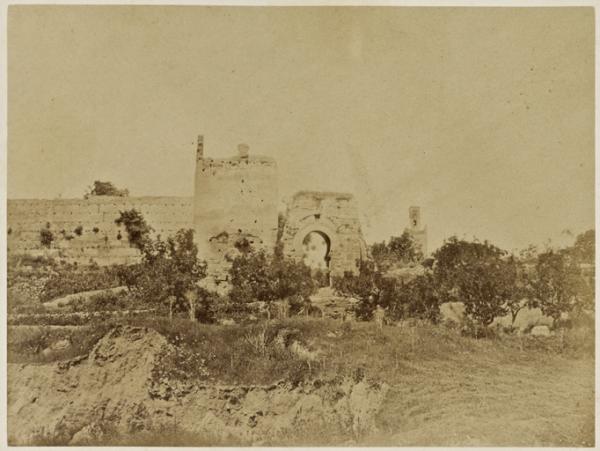 Porte d'Aghadir (Image de propagande coloniale)