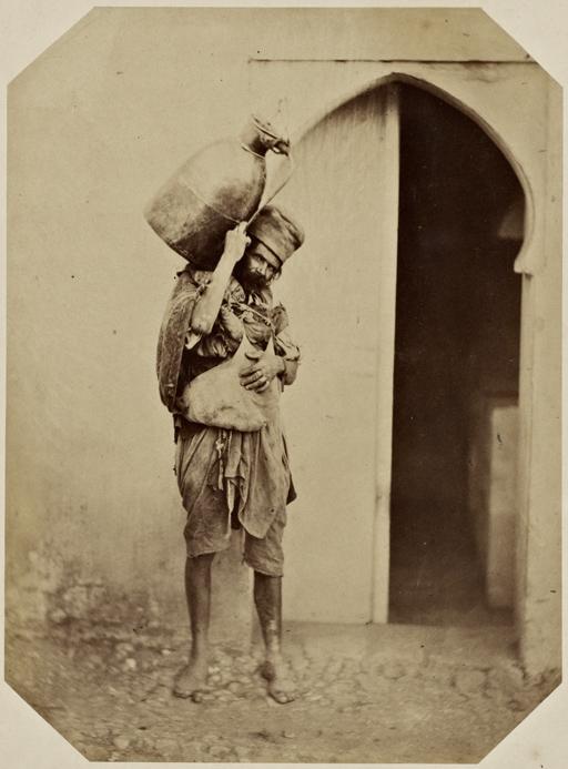 Coco, porteur d'eau philosophe (Image de propagande coloniale)