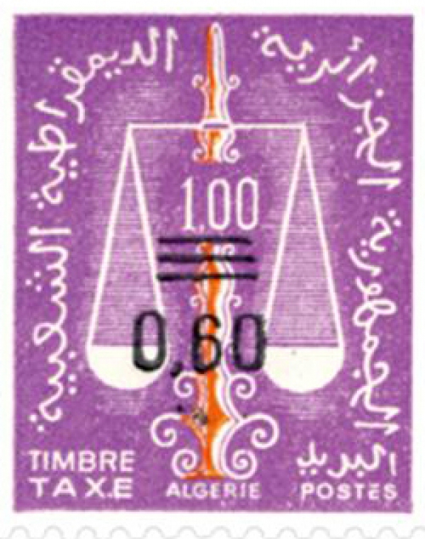 Timbre-taxe (Timbre poste Algérie)