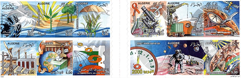 Carnets an 2000 (Timbre poste Algérie)